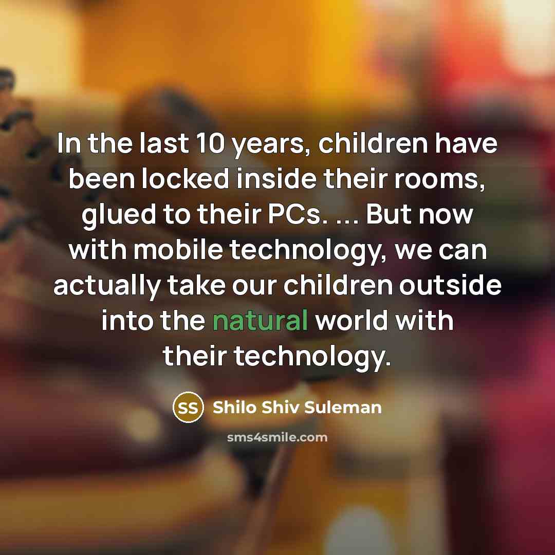 “In the last 10 years, children have been locked inside…” quote by Shilo Shiv Suleman