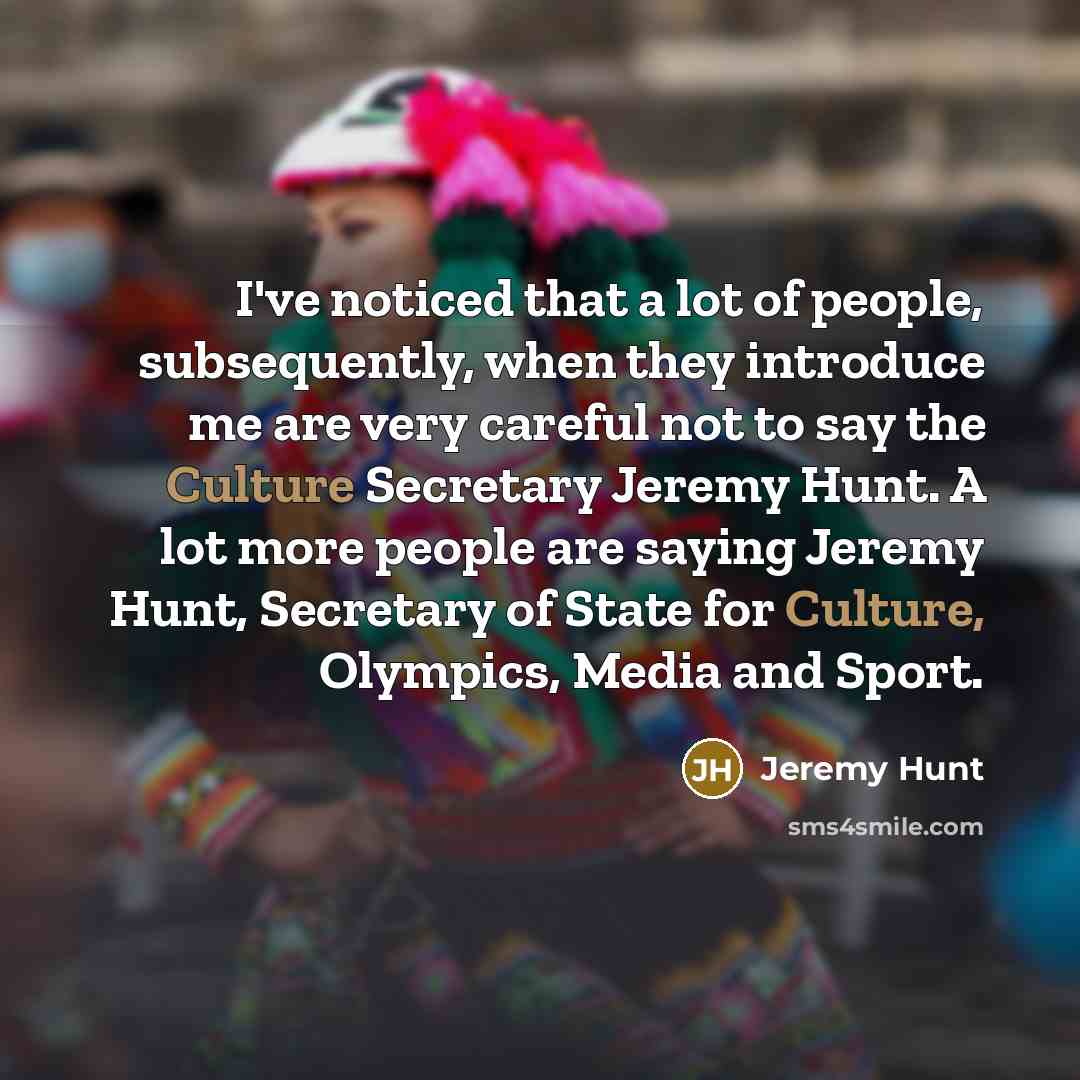 “I've noticed that a lot of people, subsequently, when they…” quote by Jeremy Hunt