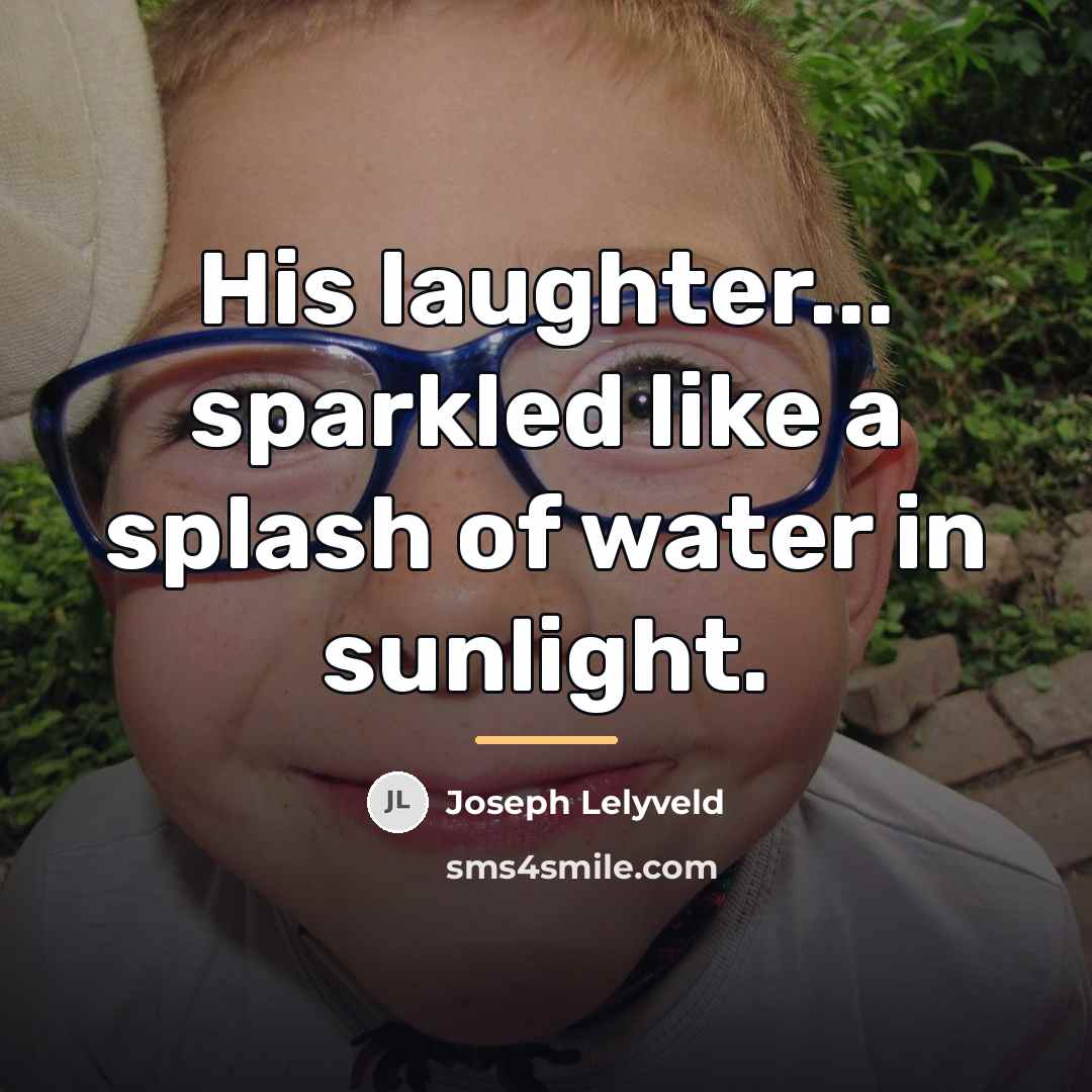 “His laughter... sparkled like a splash of water in sunlight.…” quote by Joseph Lelyveld