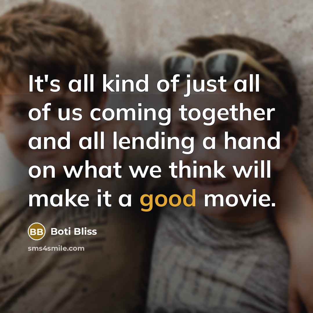 “It's all kind of just all of us coming together…” quote by Boti Bliss