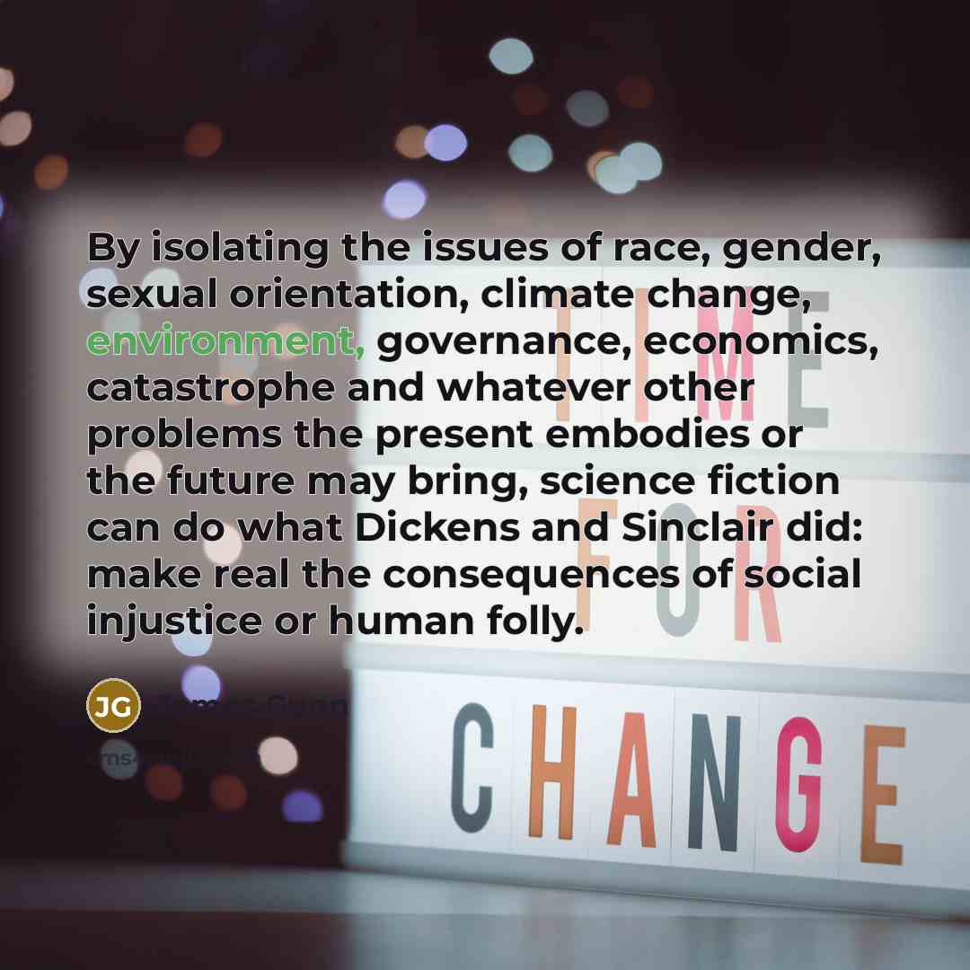 “By isolating the issues of race, gender, sexual orientation, climate…” quote by James Gunn