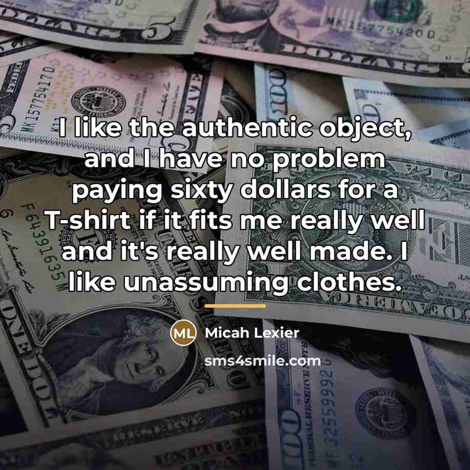 “I like the authentic object, and I have no problem…” quote by Micah Lexier