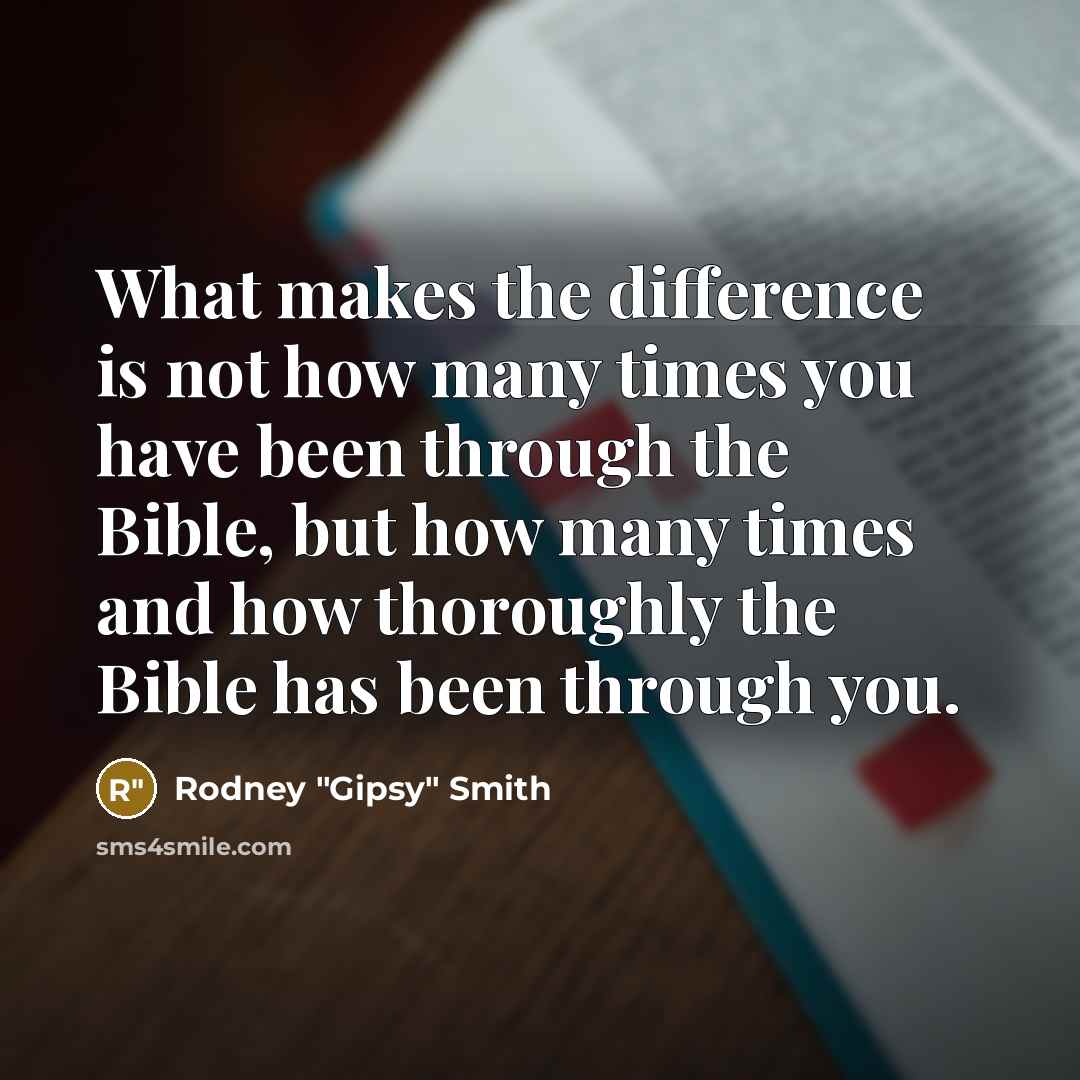 “What makes the difference is not how many times you…” quote by Rodney "Gipsy" Smith
