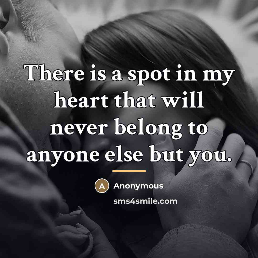 “There is a spot in my heart that will never…” quote by Anonymous