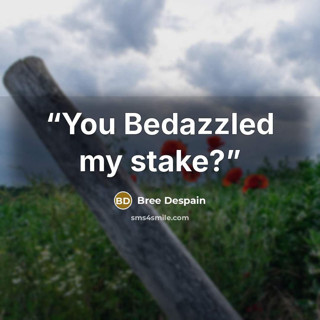 “You Bedazzled my stake?” quote by Bree Despain