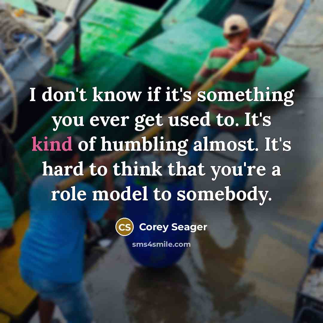 “I don't know if it's something you ever get used…” quote by Corey Seager