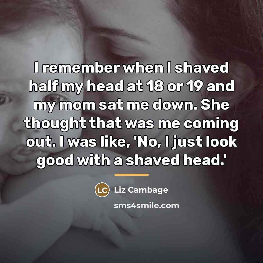 “I remember when I shaved half my head at 18…” quote by Liz Cambage