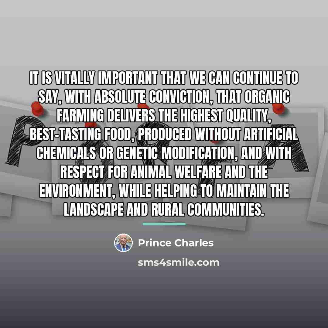 “It is vitally important that we can continue to say,…” quote by Prince Charles