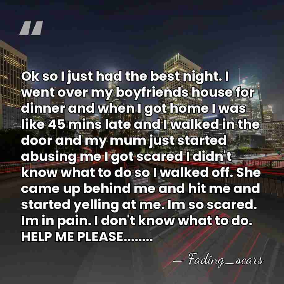 Ok so I just had the best night. I went over my&hellip; - Fading_scars