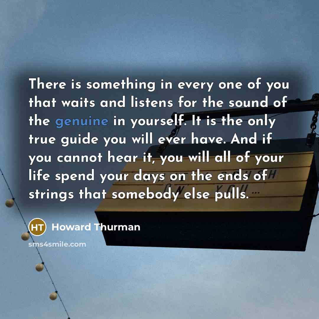 “There is something in every one of you that waits…” quote by Howard Thurman