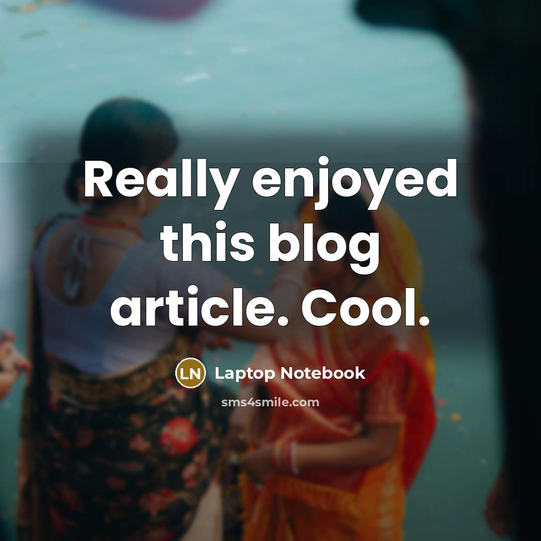 “Really enjoyed this blog article. Cool.” quote by Laptop Notebook