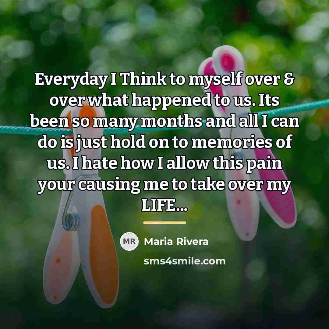 “Everyday I Think to myself over & over what happened…” quote by Maria Rivera