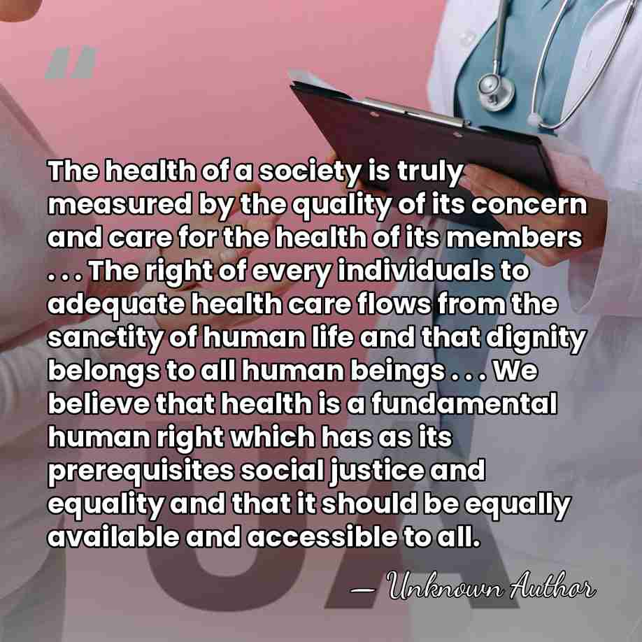 The health of a society is truly measured by the quality of&hellip; - Sadullah Khan