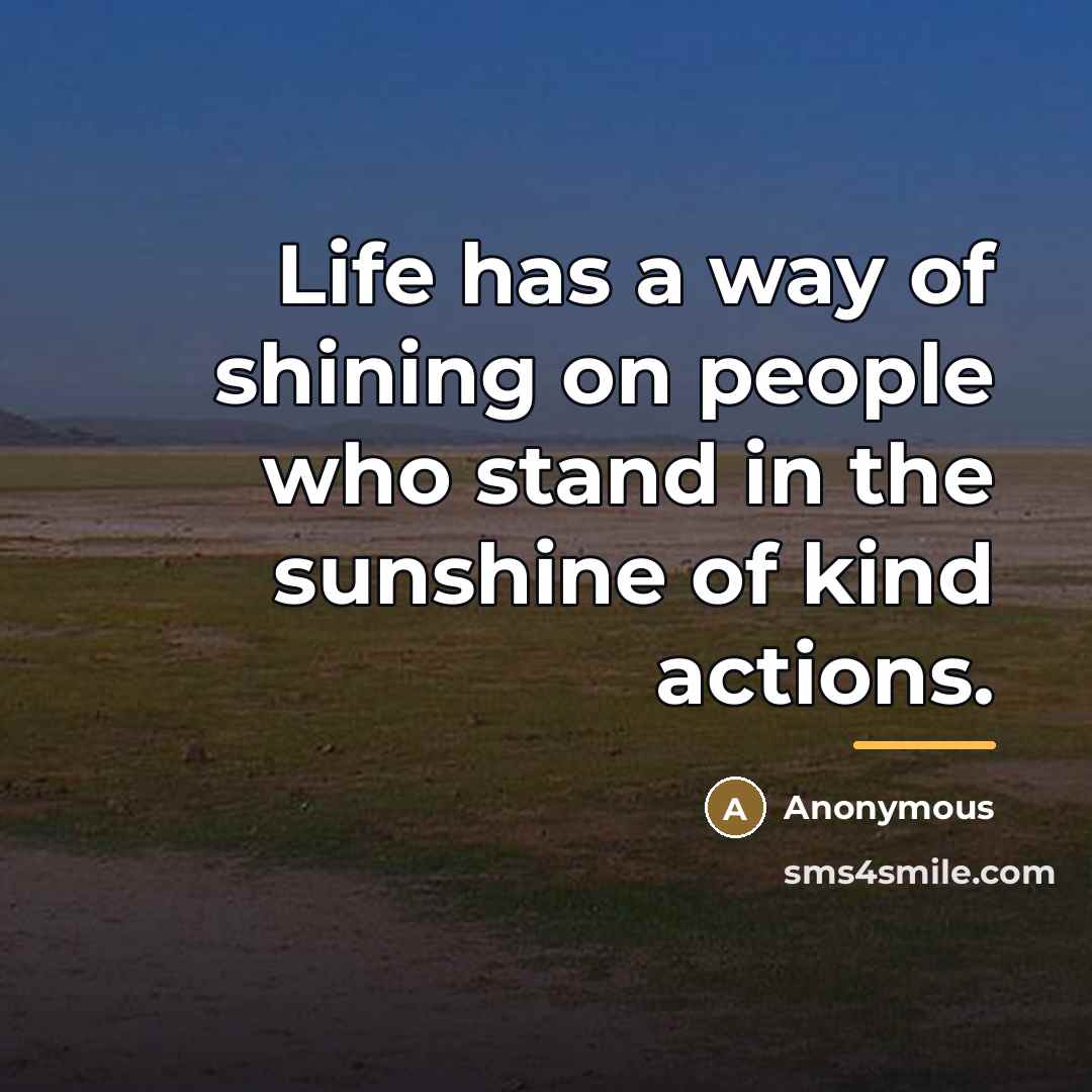 “Life has a way of shining on people who stand…” quote by Anonymous