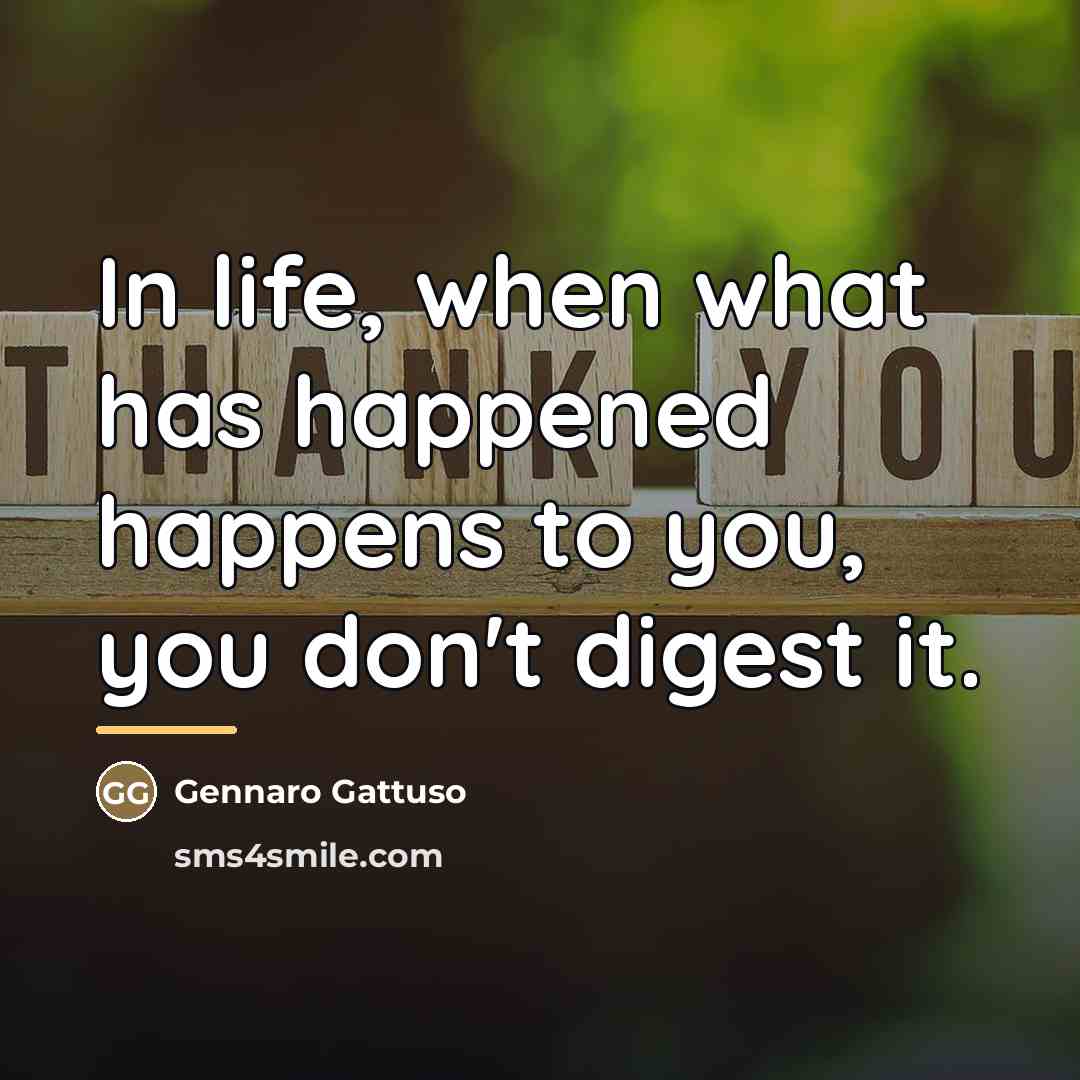 “In life, when what has happened happens to you, you…” quote by Gennaro Gattuso