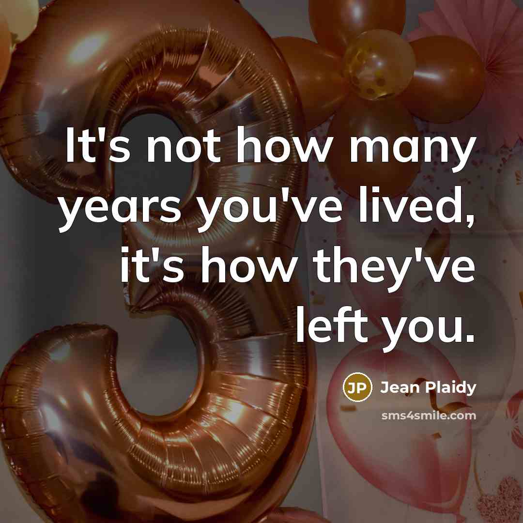 “It's not how many years you've lived, it's how they've…” quote by Jean Plaidy