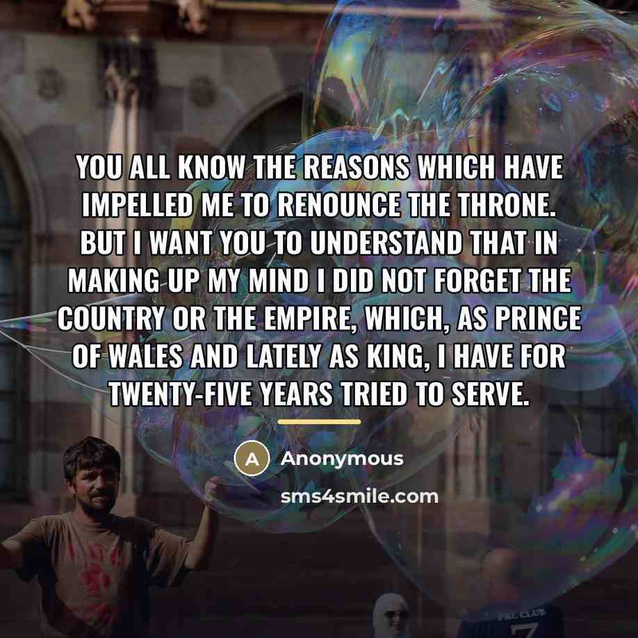 “You all know the reasons which have impelled me to…” quote by Anonymous