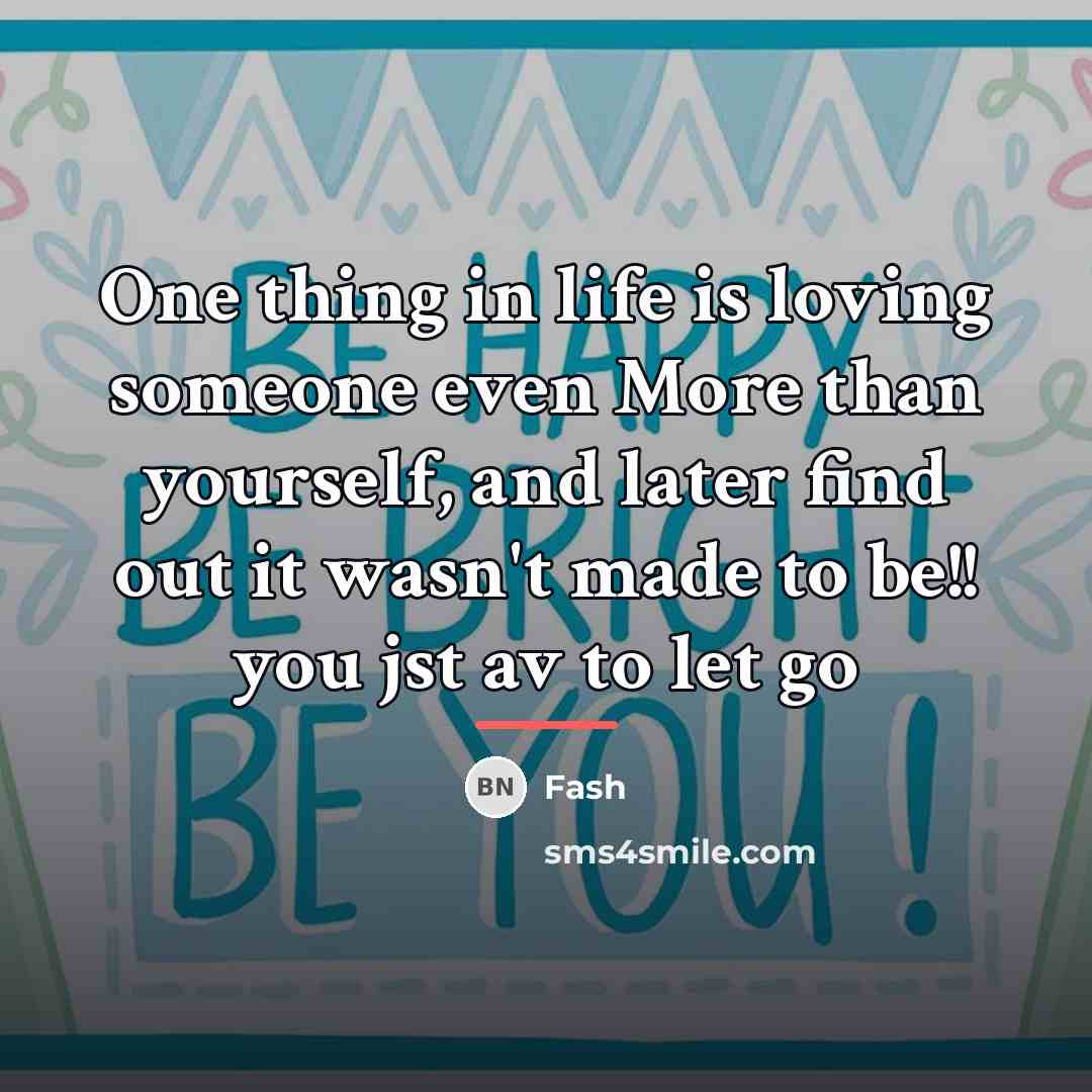 “One thing in life is loving someone even More than…” quote by Fash