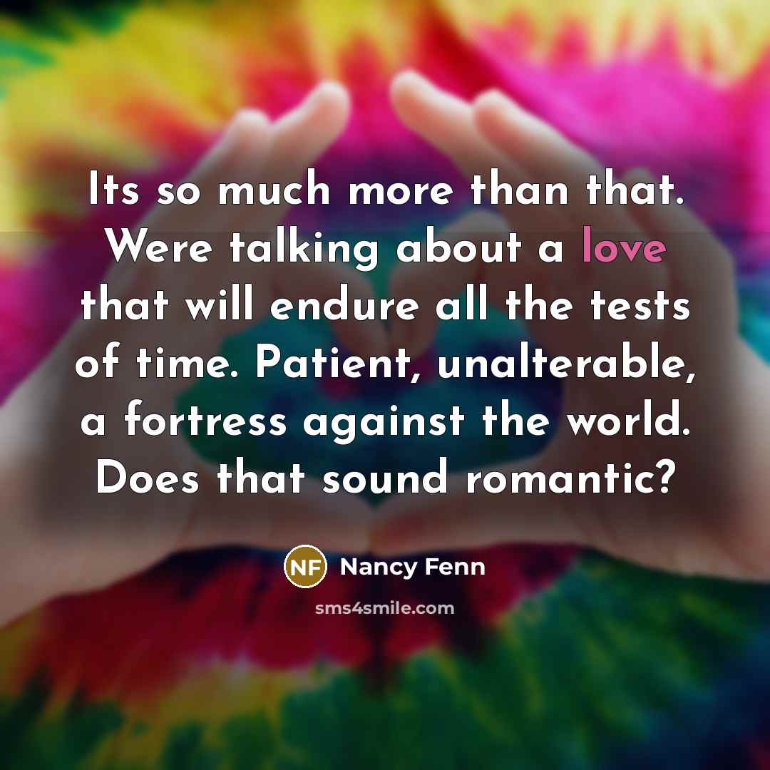 “Its so much more than that. Were talking about a…” quote by Nancy Fenn