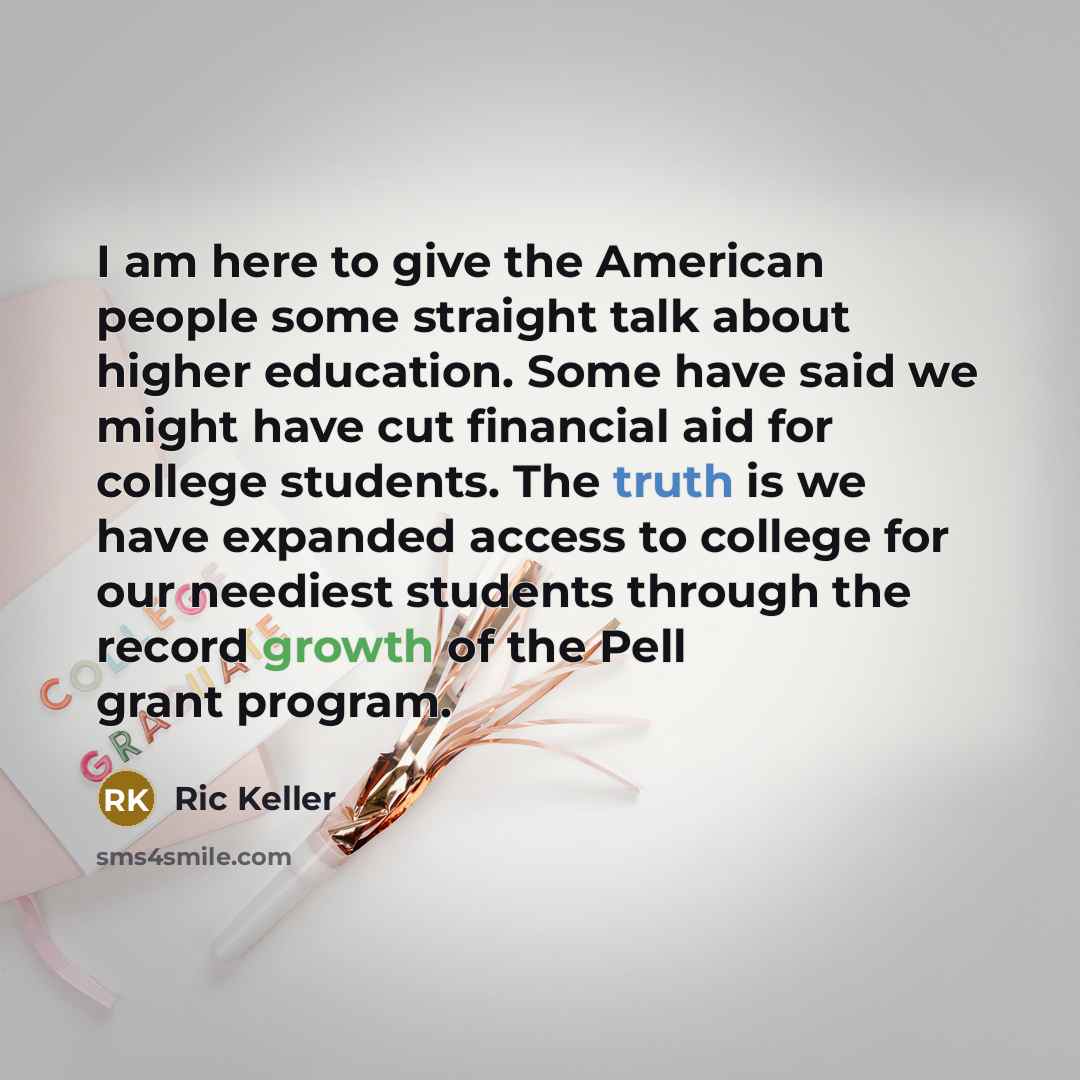 “I am here to give the American people some straight…” quote by Ric Keller