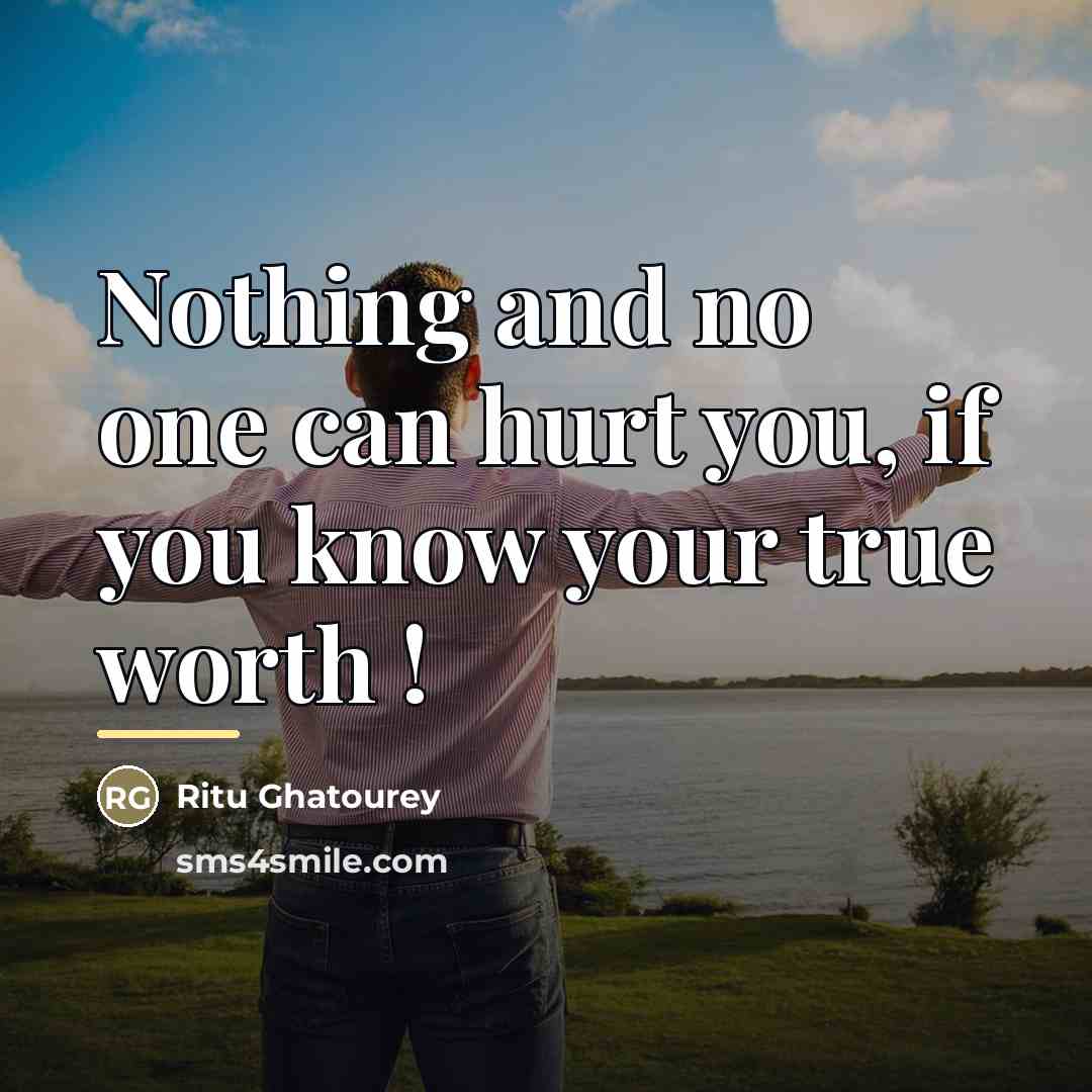 “Nothing and no one can hurt you, if you know…” quote by Ritu Ghatourey