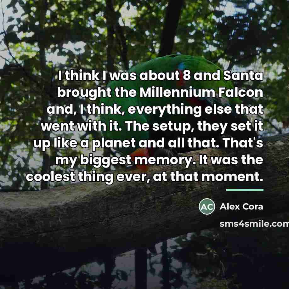 “I think I was about 8 and Santa brought the…” quote by Alex Cora