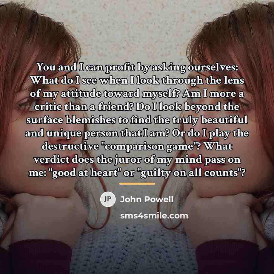 “You and I can profit by asking ourselves: What do…” quote by John Powell