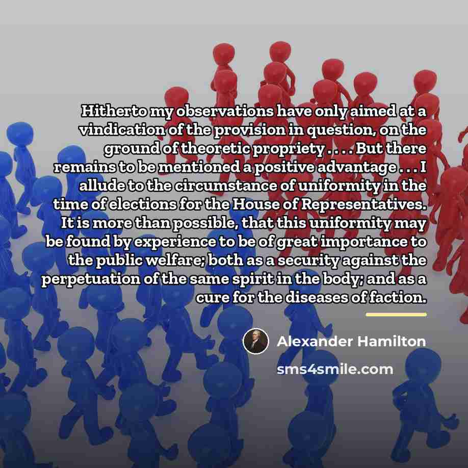 “Hitherto my observations have only aimed at a vindication of…” quote by Alexander Hamilton
