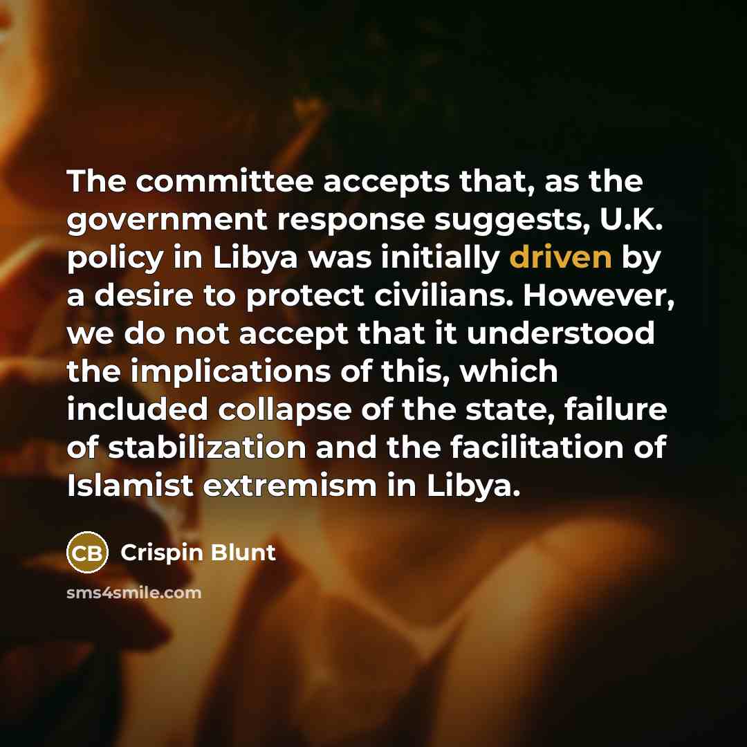 “The committee accepts that, as the government response suggests, U.K.…” quote by Crispin Blunt