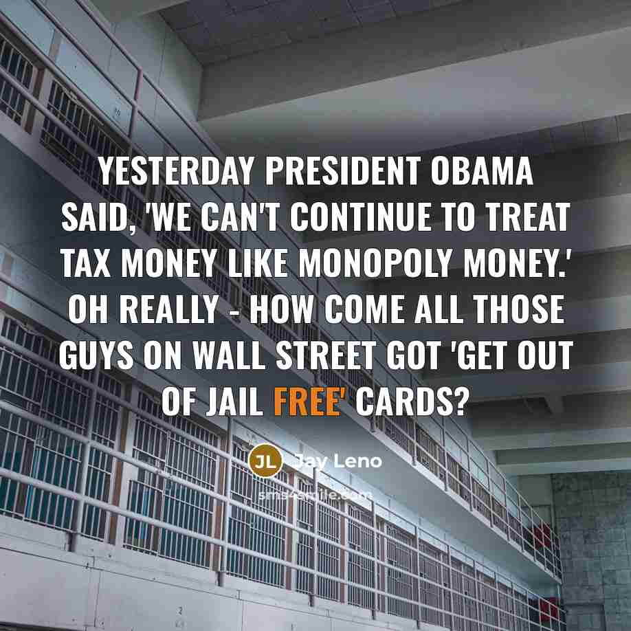 “Yesterday President Obama said, 'We can't continue to treat tax…” quote by Jay Leno