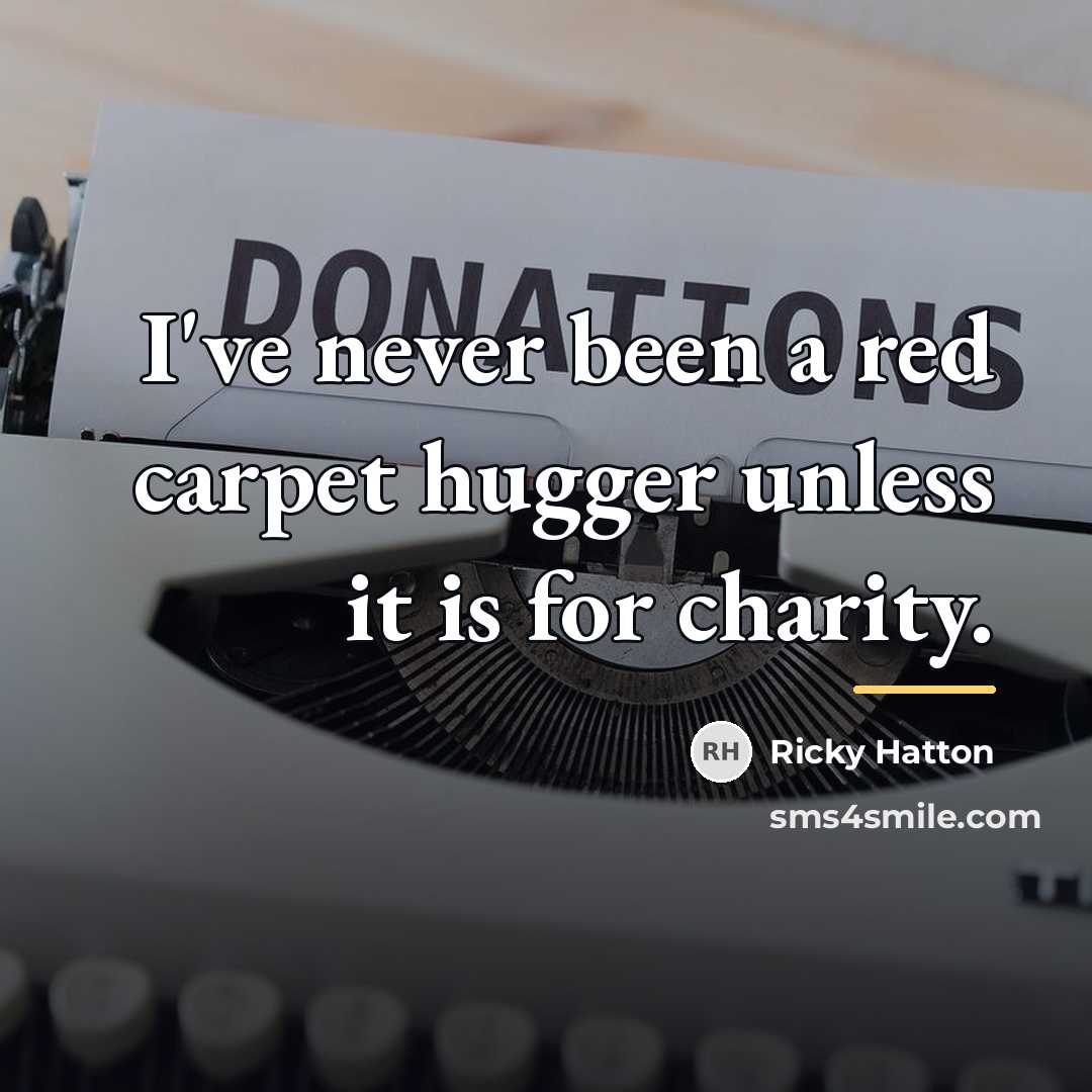 “I've never been a red carpet hugger unless it is…” quote by Ricky Hatton