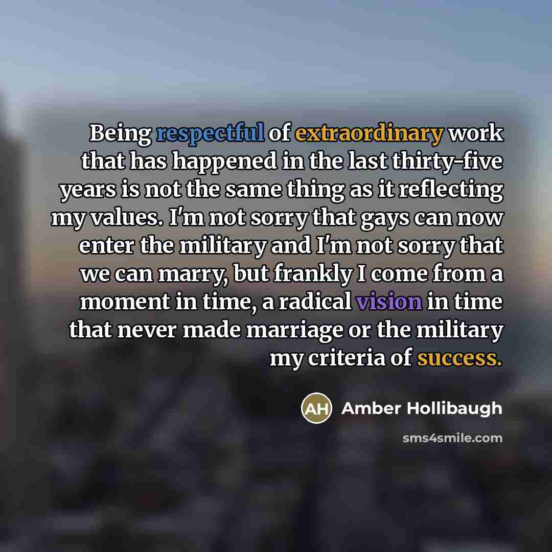 “Being respectful of extraordinary work that has happened in the…” quote by Amber Hollibaugh