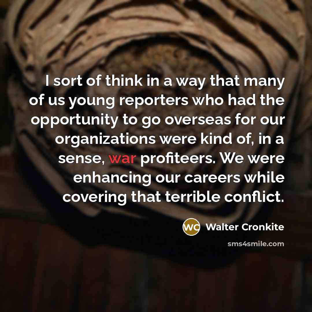 “I sort of think in a way that many of…” quote by Walter Cronkite