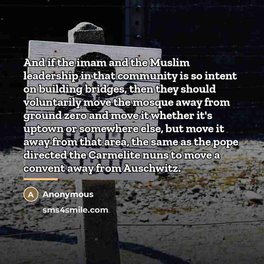 “And if the imam and the Muslim leadership in that…” quote by Anonymous