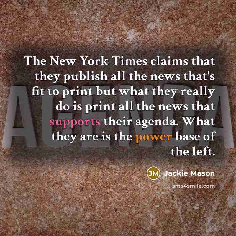 “The New York Times claims that they publish all the…” quote by Jackie Mason