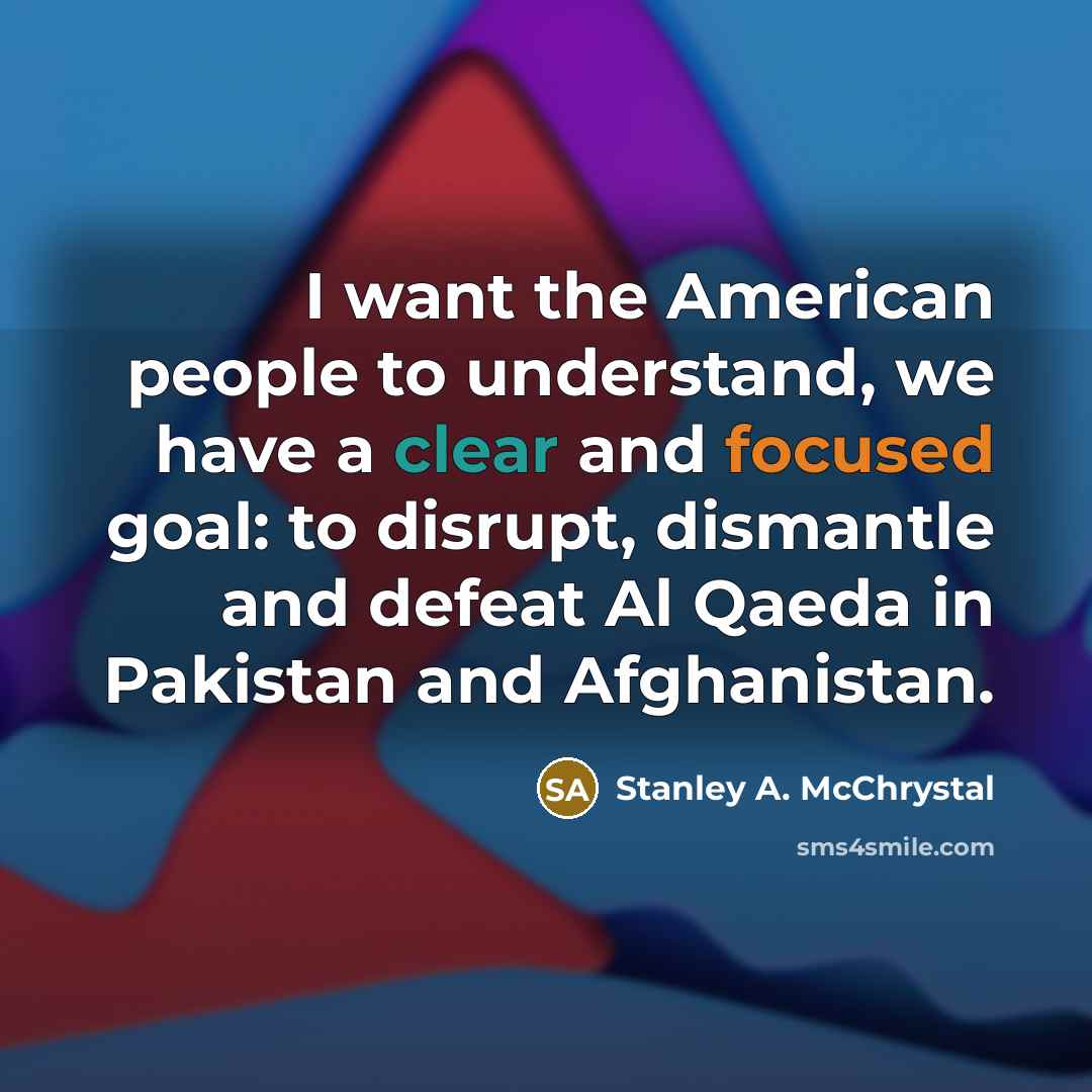 “I want the American people to understand, we have a…” quote by Stanley A. McChrystal