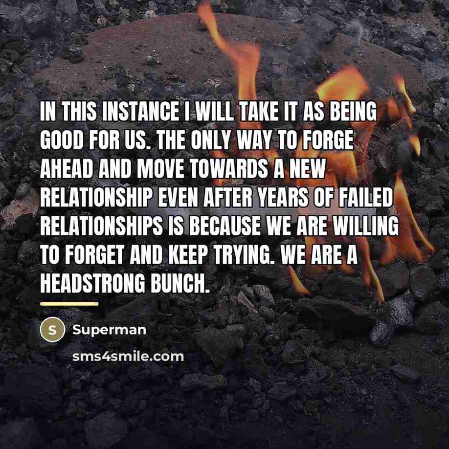 “In this instance I will take it as being good…” quote by Superman