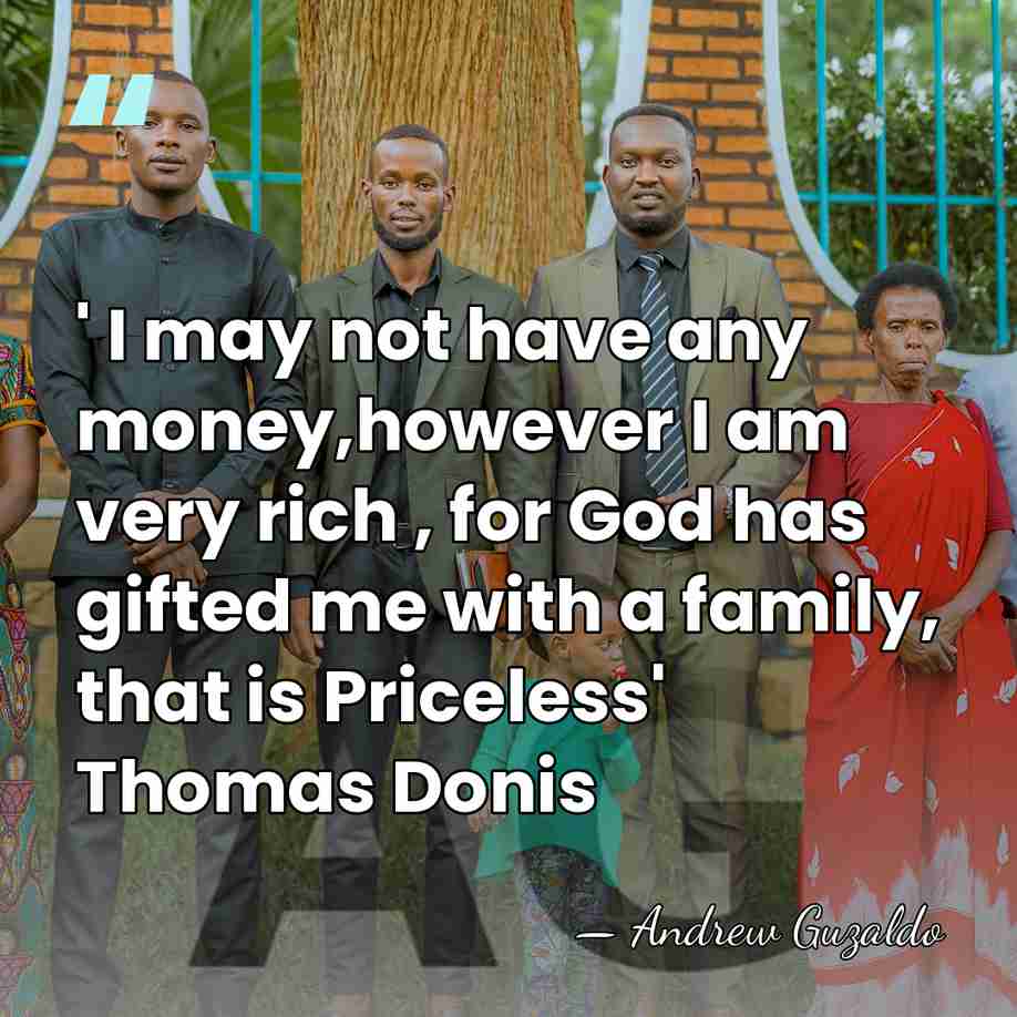 ' I may not have any money,however I am very rich ,&hellip; - Andrew Guzaldo