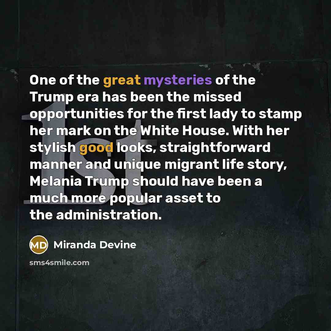 “One of the great mysteries of the Trump era has…” quote by Miranda Devine