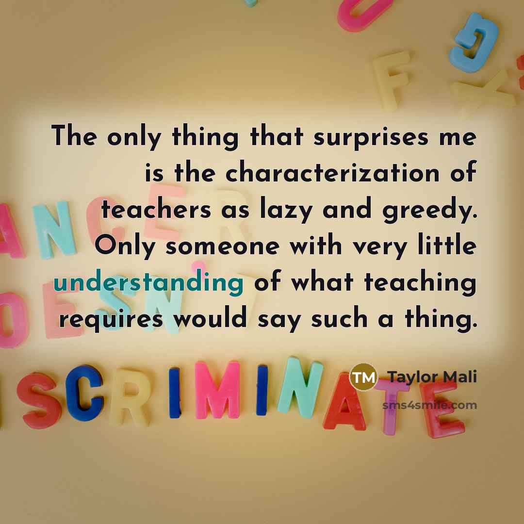 “The only thing that surprises me is the characterization of…” quote by Taylor Mali