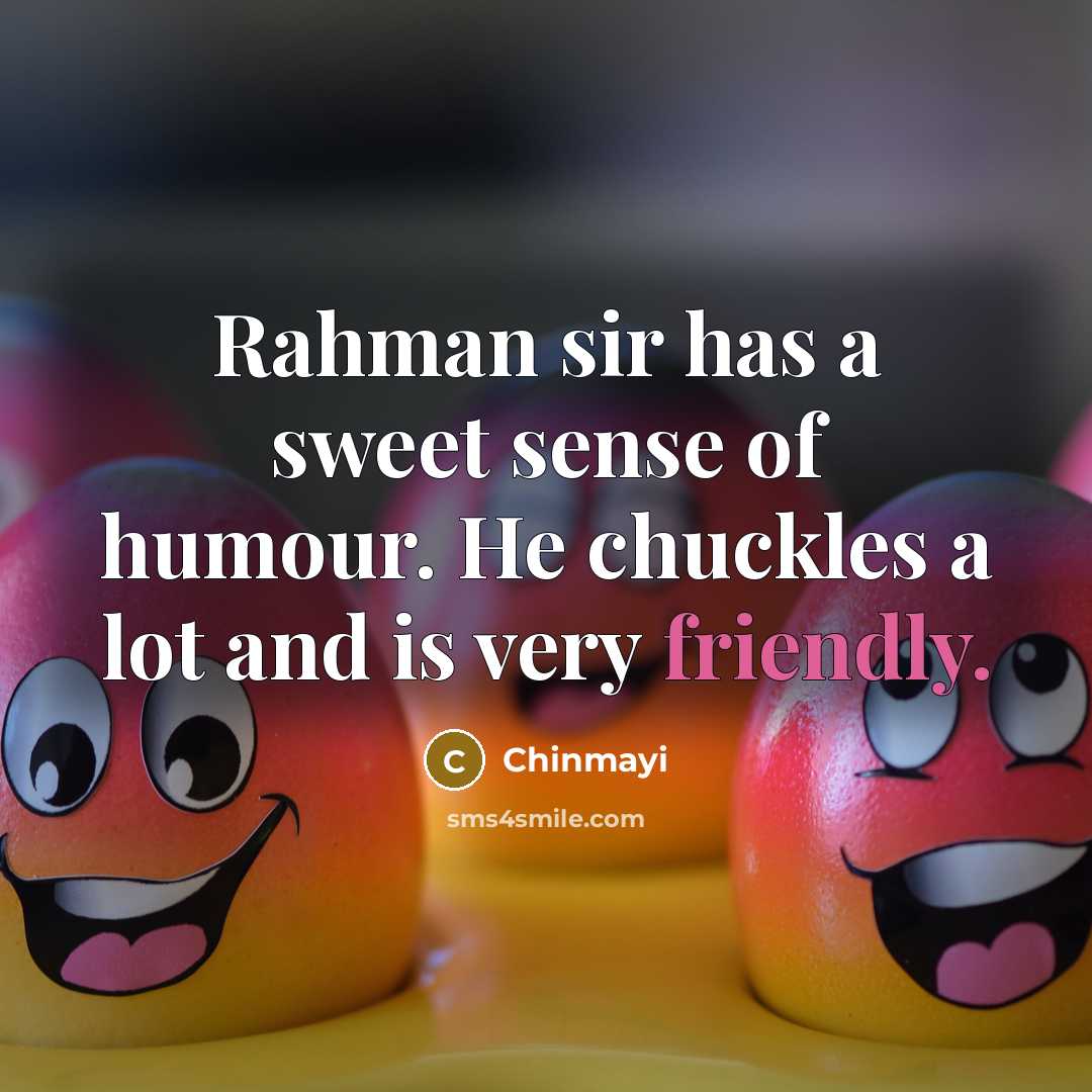 “Rahman sir has a sweet sense of humour. He chuckles…” quote by Chinmayi