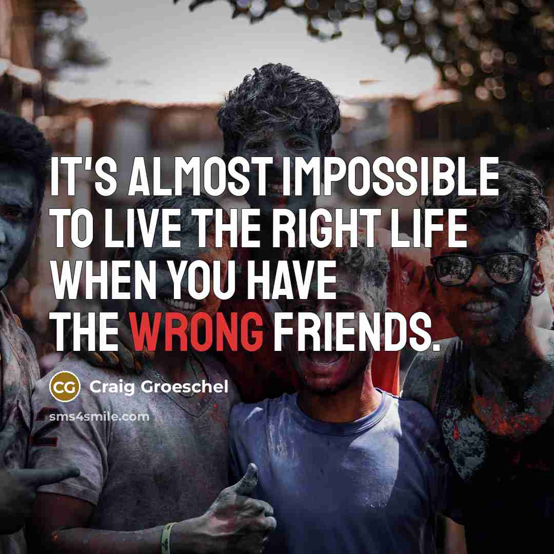 “It's almost impossible to live the right life when you…” quote by Craig Groeschel