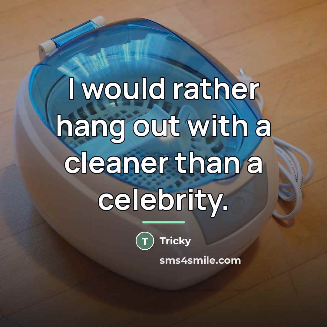 “I would rather hang out with a cleaner than a…” quote by Tricky