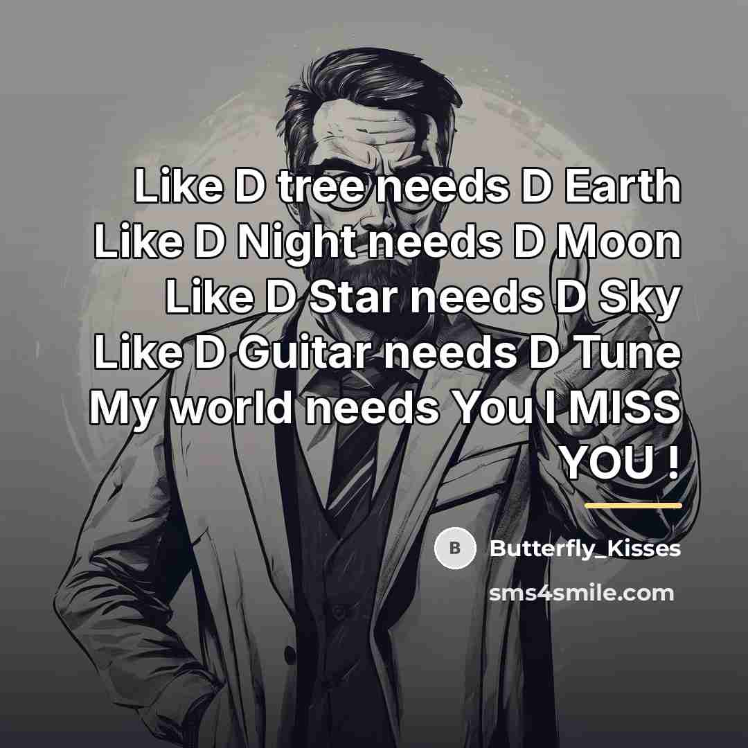 “Like D tree needs D Earth Like D Night needs…” quote by Butterfly_Kisses