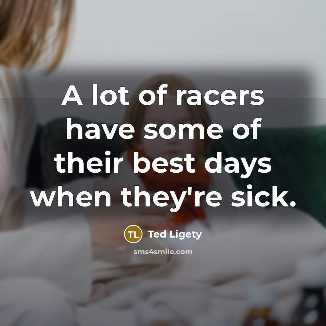 “A lot of racers have some of their best days…” quote by Ted Ligety