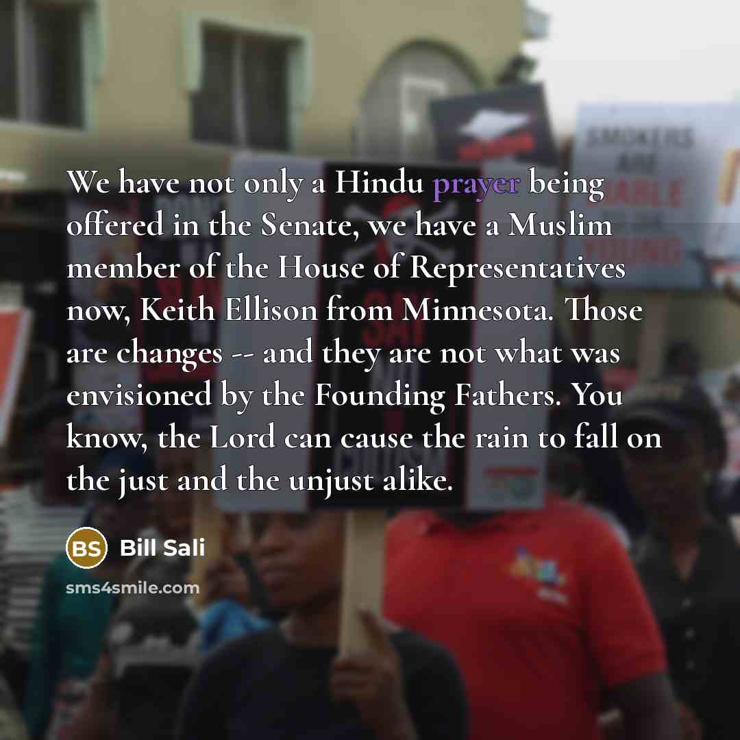 “We have not only a Hindu prayer being offered in…” quote by Bill Sali