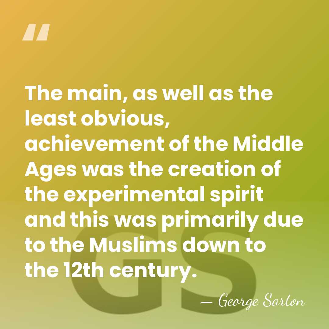 The main, as well as the least obvious, achievement of the Middle&hellip; - George Sarton