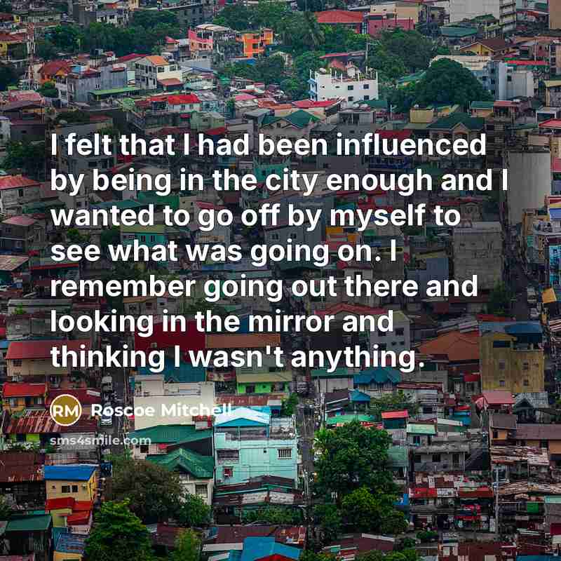 “I felt that I had been influenced by being in…” quote by Roscoe Mitchell