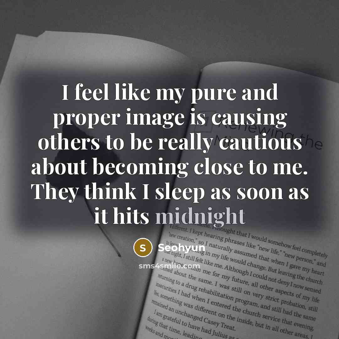 “I feel like my pure and proper image is causing…” quote by Seohyun