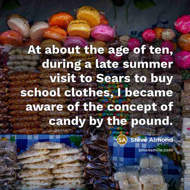 “At about the age of ten, during a late summer…” quote by Steve Almond